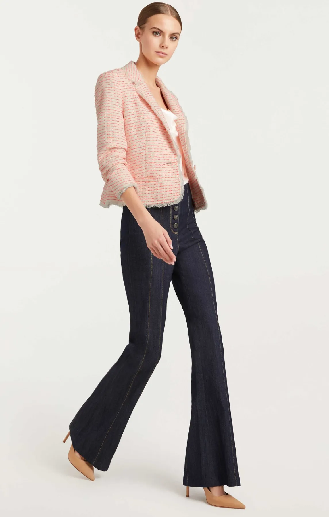 Cinq à Sept Tweed Petite Khloe Blazer<Women Jackets