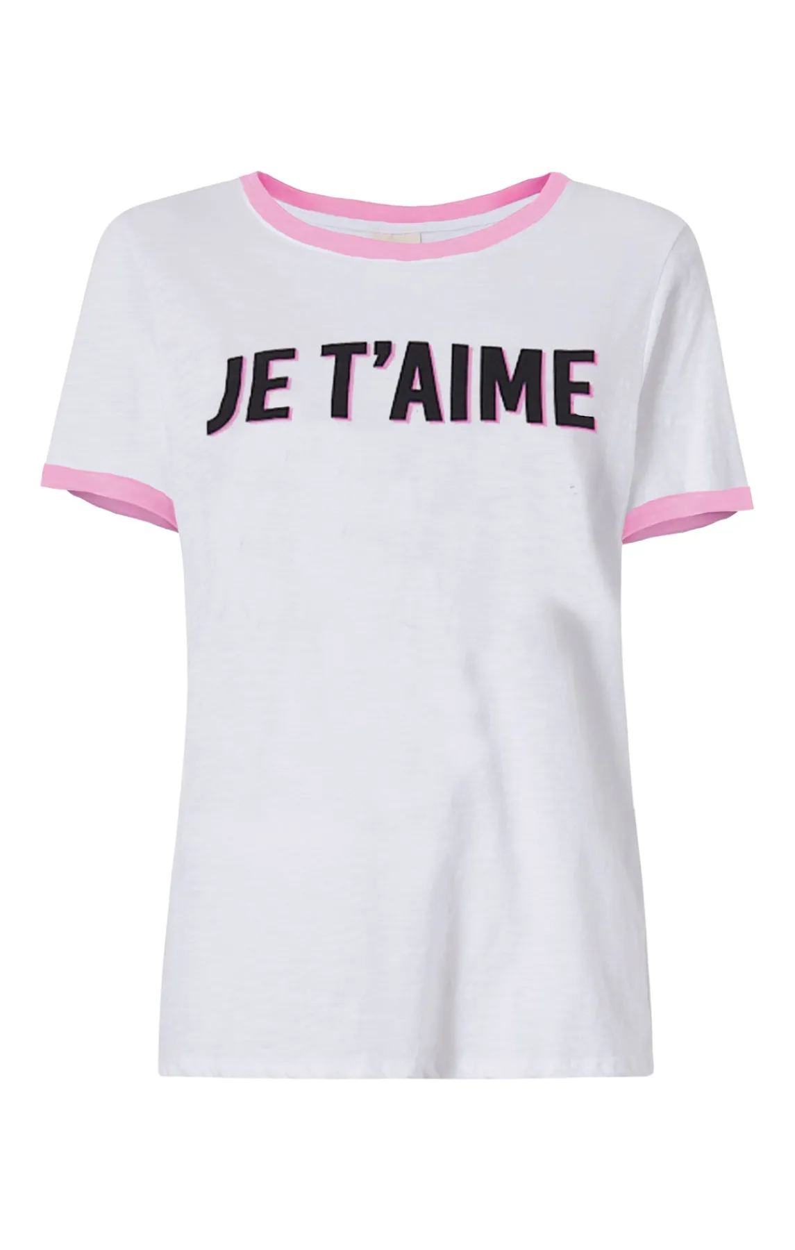 Cinq à Sept Two Tone Je T'aime Tee<Women Tees & Pullovers