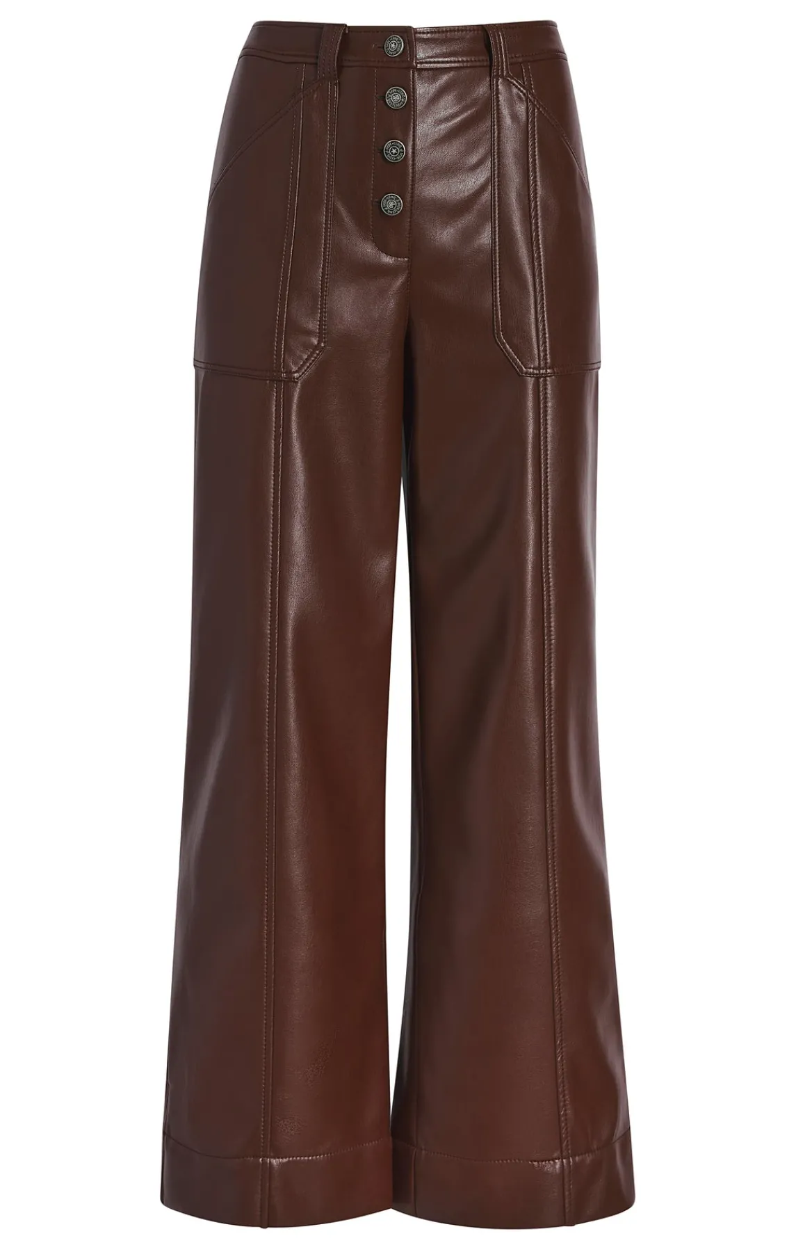 Cinq à Sept Vegan Leather Benji Pant<Women Pants