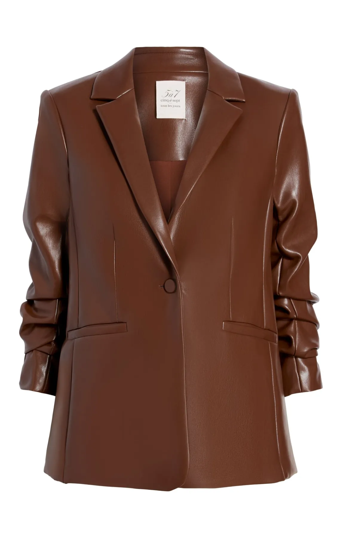 Cinq à Sept Vegan Leather Kylie Blazer<Women Blazers