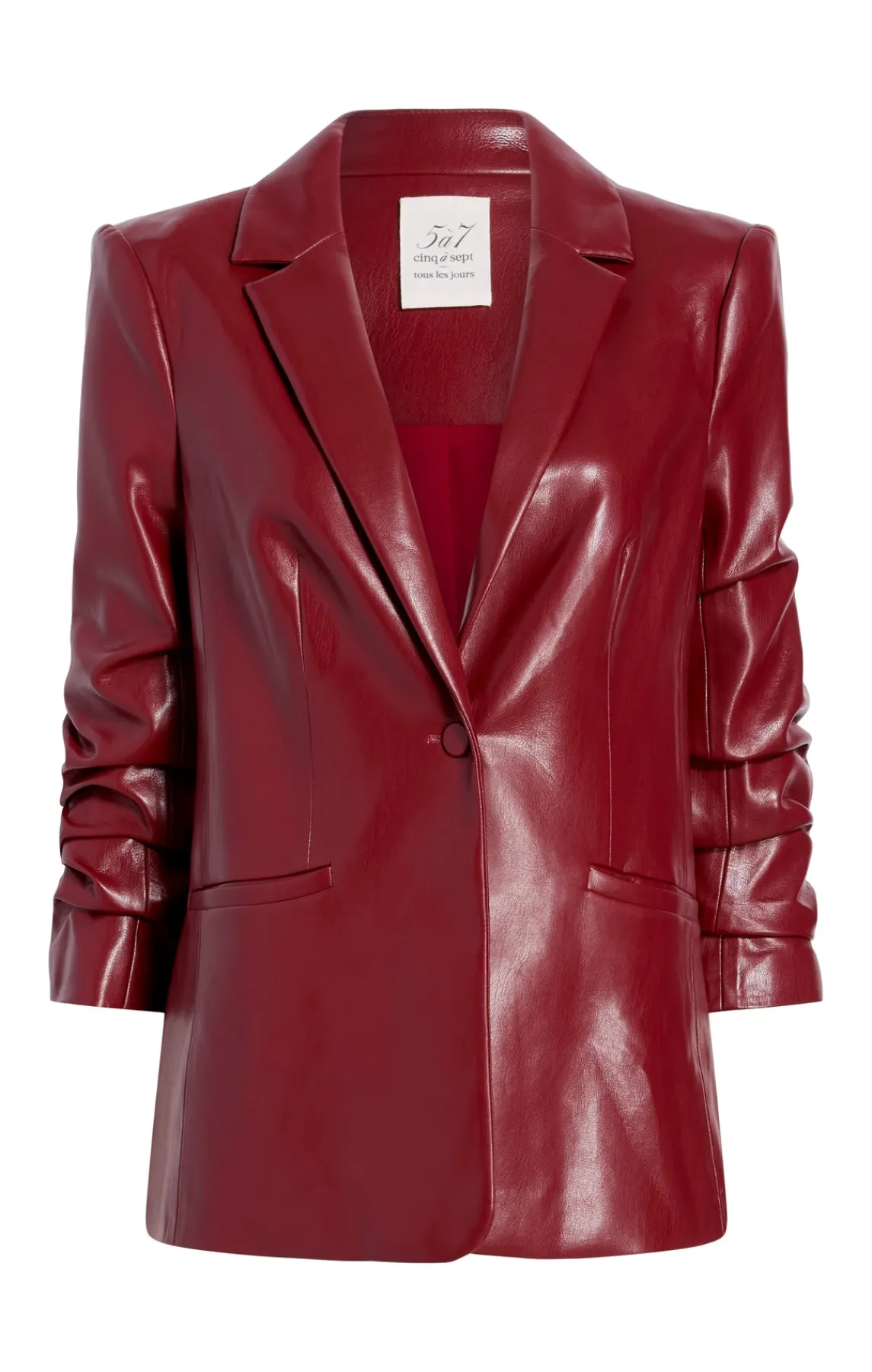 Cinq à Sept Vegan Leather Kylie Blazer<Women Blazers