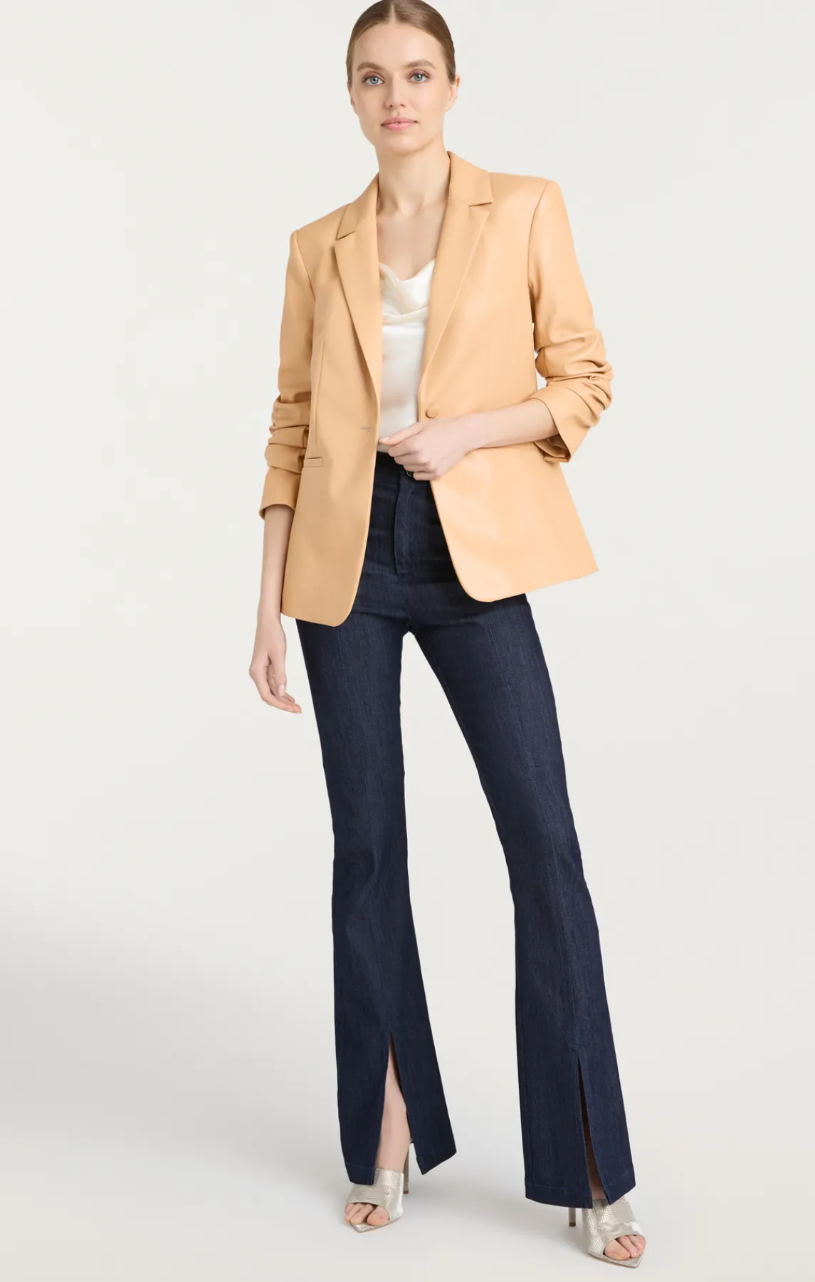 Cinq à Sept Vegan Leather Kylie Blazer<Women Jackets