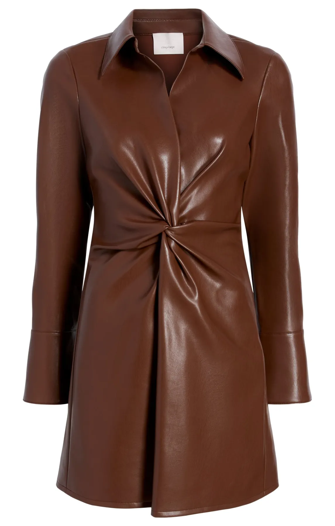 Cinq à Sept Vegan Leather Mckenna Dress<Women Mini