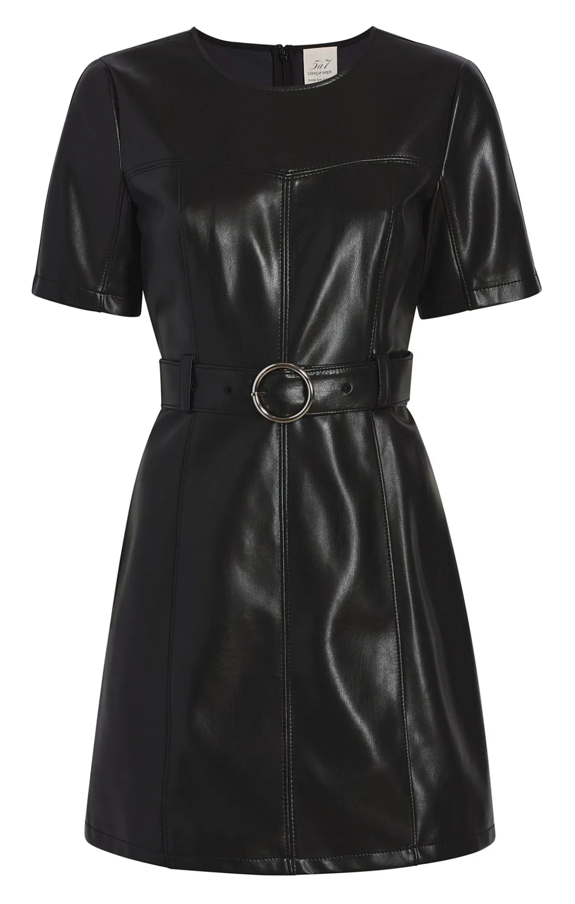 Cinq à Sept Vegan Leather Siv Dress<Women Mini